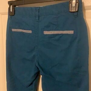 GapKids Teal Skinny Stretch Pants 8 Regular